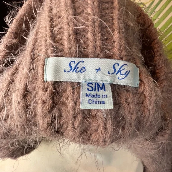 SHE + SKY Off the Shoulder Sweater - Picture 3 of 4